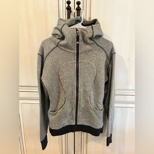 Lululemon two toned Scuba fill zip hoodie